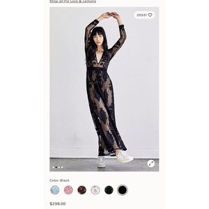 For Love & Lemons Temecula Maxi Dress.